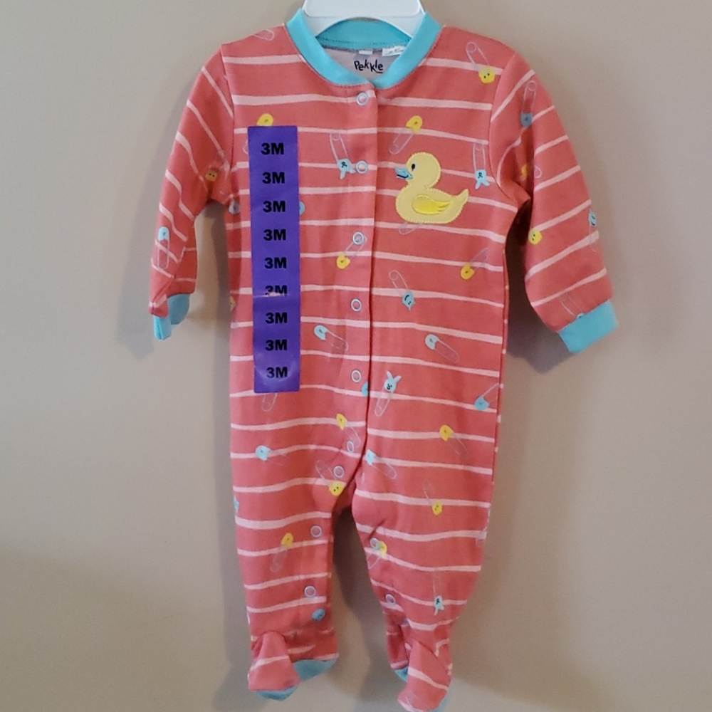 Brand new Pekkle Infant Feetie Pajamas